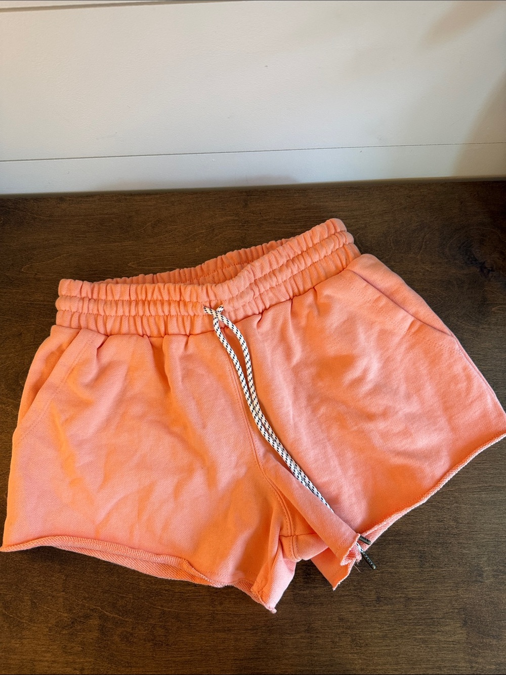 Parke Coral Drawstring Athletic Shorts